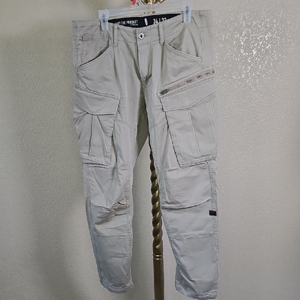 G-Star Light Khaki Cargo Pants for Men